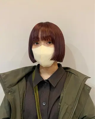ショート カラー shiga mariaのヘアスタイル