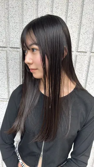 縮毛矯正/髪質改善 インナーカラーせいぎのヘアスタイル
