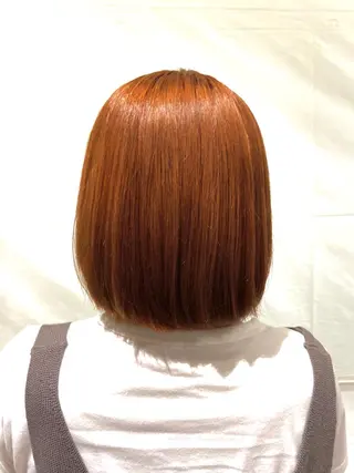 ミディアム ベージュカラー/ いぢちるみのヘアスタイル