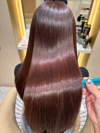 ロング パーマ あかね☆ヘアアレンジ /ボブ/縮毛矯正のヘアスタイル