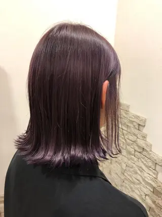 ショート カラー ヘアアレンジ 藤本 夢のヘアスタイル