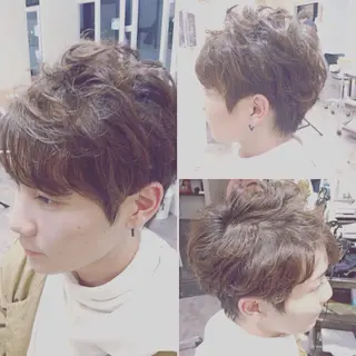 パーマ メンズ 髪質改善Austin TAKAKIのヘアスタイル