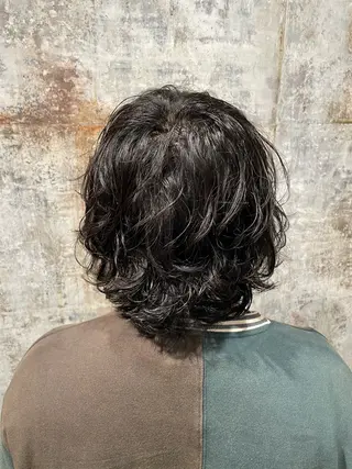 ショート パーマ 【お洒落パーマ】 Elme　肥塚康汰郎のヘアスタイル