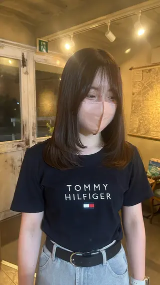 ミディアム 🦭☪️Azumi 縮毛矯正☪️🦭のヘアスタイル