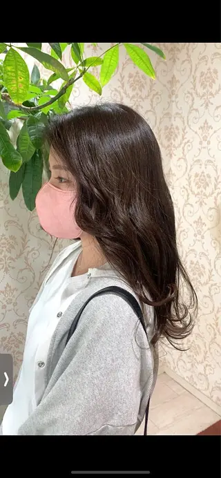 ロング カラー メンズパーマ&メンズ 縮毛矯正/平野/渋谷のヘアスタイル