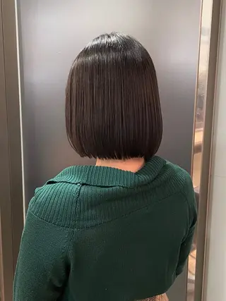 ショート ショート/ボブ/ メンズ/縮毛矯正のヘアスタイル