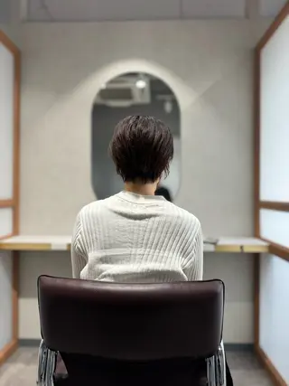 ショート くせ毛カット終着点 カワサキトオル溝の口のヘアスタイル