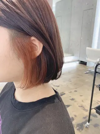 ショート カラー 山下 千明のヘアスタイル