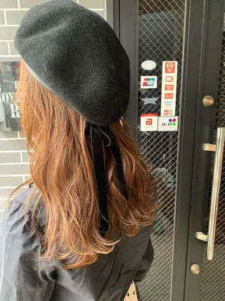 セミロング 林 友美のヘアスタイル