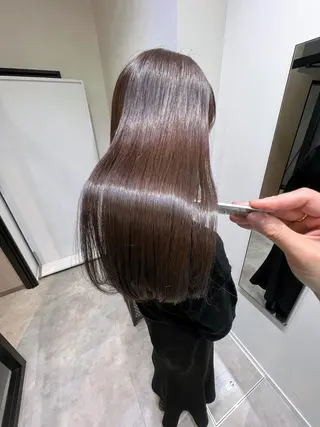 ロング 縮毛矯正×髪質改善 店長　DAITOのヘアスタイル