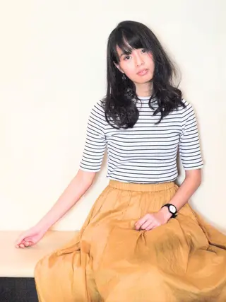 ロング 宮城 将大のヘアスタイル