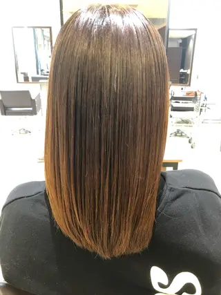 セミロング カラー パーマ ヘアアレンジ メンズ キッズ ネイル マツエク・マツパ EnBlesS西宮 マンツーマン神道有基のヘアスタイル