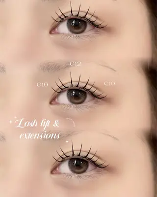 マツエク・マツパ RUNON 🎀 大阪福島 SeneLのマツエク・マツパデザイン