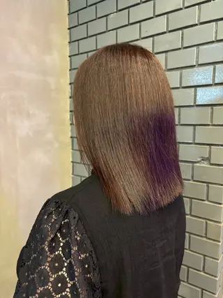 ミディアム 田中 綾乃のヘアスタイル