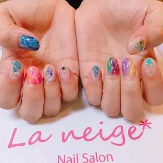 ネイル La neige* yuki 🐩🌙のネイルデザイン