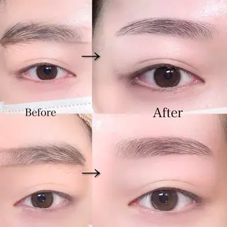 アイブロウ まつパ／眉毛／梅田／ 金子乃愛のマツエク・マツパデザイン