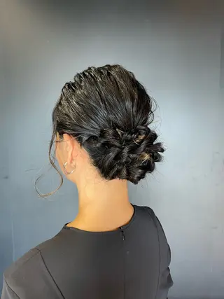 ヘアアレンジ レイヤー🩰顔まわり /透明感/kanaのヘアスタイル