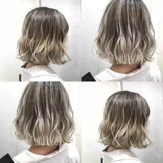 ミディアム カラー パーマ ヘアアレンジ メンズ キッズ ネイル マツエク・マツパ 代表🎀 ふわモテ愛 され髪🩷yumiのヘアスタイル