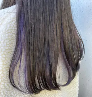 ロング カラー ハイトーンカラー/ ダブルカラー/EMIのヘアスタイル