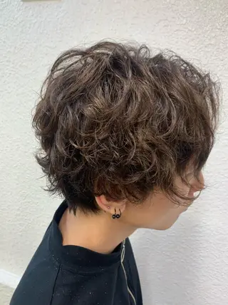 メンズ 🧨ブリーチー×ボブ レイヤー💎じゅえるのヘアスタイル