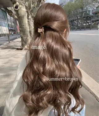 ロング カラー 韓国トレンドカット カラー🤍しゅうじのヘアスタイル