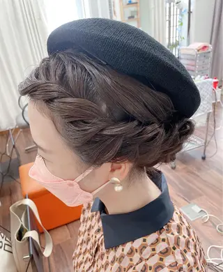 ロング 池谷 久美子のヘアスタイル