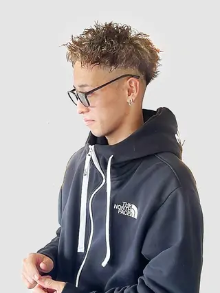 パーマ メンズ Atem ☀️大町店のヘアスタイル