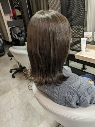 ミディアム ベージュ＊Spica 【ミルクティー】のヘアスタイル