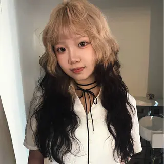 ロング カラー りね🪐名古屋 /レイヤーカットのヘアスタイル