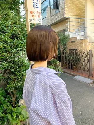 ショート カラー ショート/ボブ /髪質改善/内山翔太のヘアスタイル