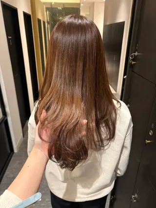 ロング カラー mao | 柔らか艶カラー🫧のヘアスタイル