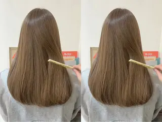 ロング カラー UNHAIR 元町三宮所属・植野 さくらのヘアスタイル