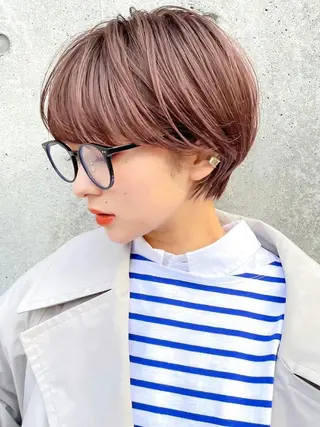 ショート カラー ハイライト/ショート /ボブ/RYOHEIのヘアスタイル