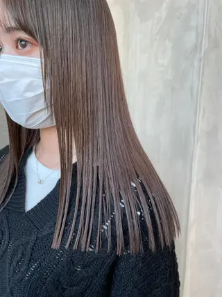 ミディアム カラー 韓国ヘア 店長NEGIのヘアスタイル