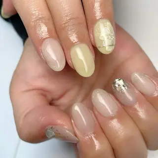 ショート ネイル 下妻ネイルサロン/ 持ちの良いネイルのネイルデザイン