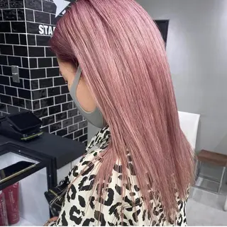 カラー ハイトーン特化/ 韓国風/梨緒💜のヘアスタイル