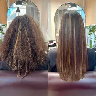 ロング パーマ 🌈インナーカラー ‘ショウマ’🌈のヘアスタイル