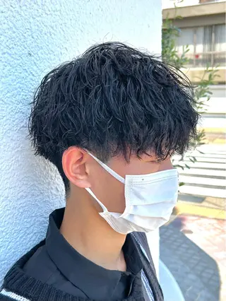 ショート パーマ メンズ メンズパーマ職人 加藤 弘貴のヘアスタイル