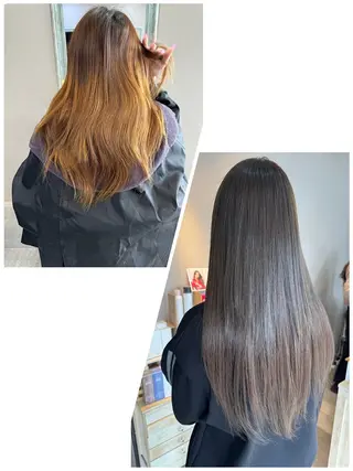 ロング カラー 勅使河原 裕生 Fiora大森のヘアスタイル