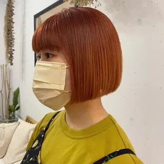 ショート カラー 🪭risa 暖色/レイヤー🪭のヘアスタイル