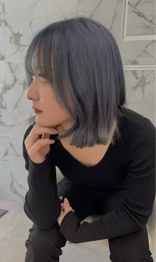 ミディアム 透明感カラー🕊🤍 アサノ マユのヘアスタイル