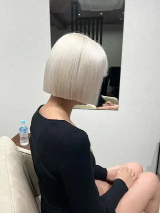 ミディアム カラー box mico. mutsumiのヘアスタイル