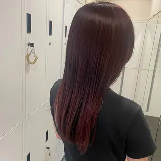 ロング カラー ハイトーン/レイヤー 似合わせ・ユキノのヘアスタイル