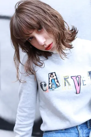ミディアム GRIP/マンツー マンサロンのヘアスタイル