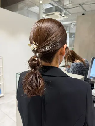 セミロング 金山 友香🕊のヘアスタイル