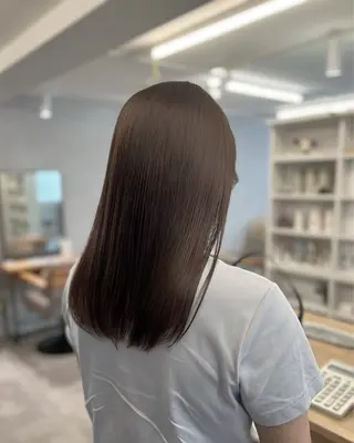 セミロング カラー 🌿ダブルカラー/ 明大前/中村渓太のヘアスタイル