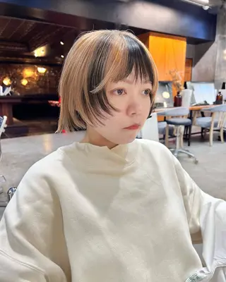 ショート 圧倒的デザイン力 店長🎨RENAのヘアスタイル