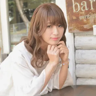 セミロング 榎本 稔久のヘアスタイル