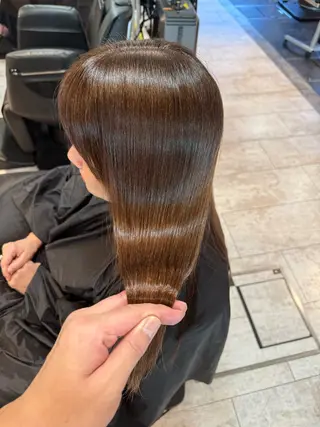 ロング 髪質改善/縮毛矯正 砂原一博のヘアスタイル