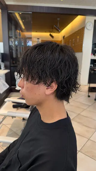 パーマ メンズ seina🩰 ブリーチ/ヘアセットのヘアスタイル